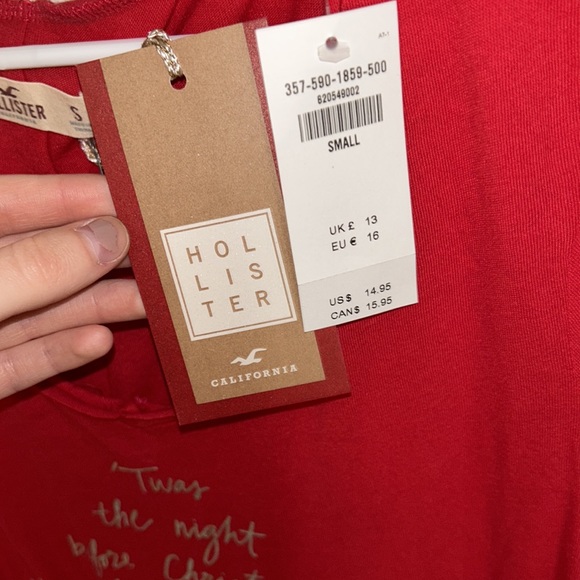 HOLLISTER CHRISTMAS T-SHIRT - Picture 5 of 5